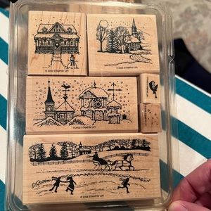 Stampin’ Up Christmas/Holiday Stamps. Winter Wonderland.